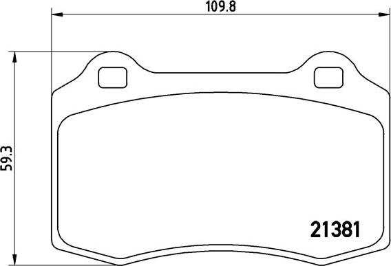 Brembo P 24 073 - Kit de plaquettes de frein, frein à disque cwaw.fr