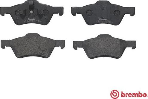 Brembo P 24 159 - Kit de plaquettes de frein, frein à disque cwaw.fr