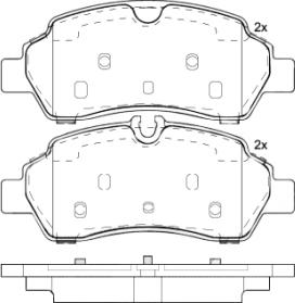 Brembo P 24 209 - Kit de plaquettes de frein, frein à disque cwaw.fr