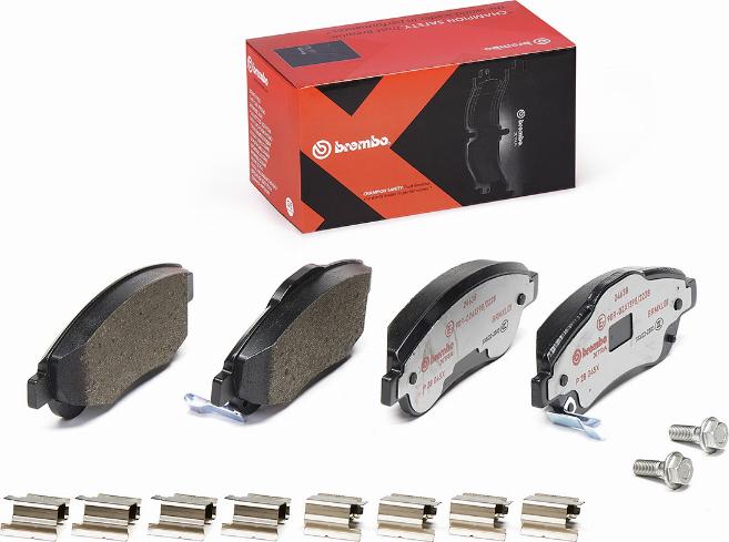 Brembo P 28 045X - Kit de plaquettes de frein, frein à disque cwaw.fr