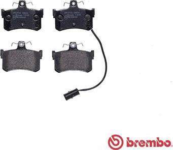 Brembo P 28 015 - Kit de plaquettes de frein, frein à disque cwaw.fr