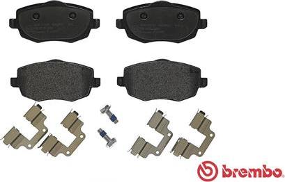 Brembo P 23 095 - Kit de plaquettes de frein, frein à disque cwaw.fr