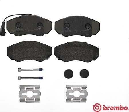 Brembo P 23 091 - Kit de plaquettes de frein, frein à disque cwaw.fr