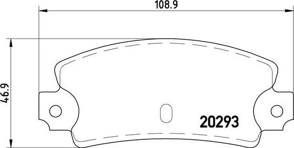 Brembo P 23 008 - Kit de plaquettes de frein, frein à disque cwaw.fr