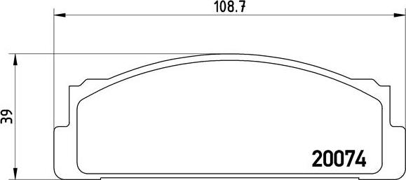 Brembo P 23 002 - Kit de plaquettes de frein, frein à disque cwaw.fr