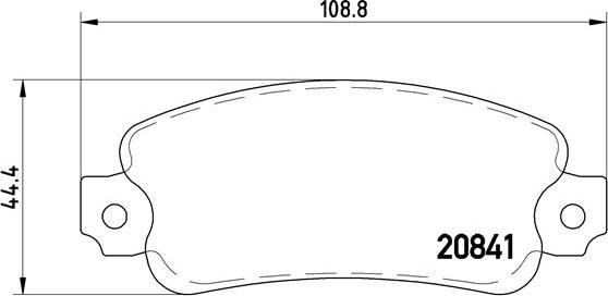 Brembo P 23 014 - Kit de plaquettes de frein, frein à disque cwaw.fr