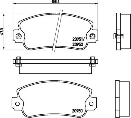 Jurid 28 409 16 - Kit de plaquettes de frein, frein à disque cwaw.fr