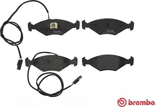 Brembo P 23 039 - Kit de plaquettes de frein, frein à disque cwaw.fr