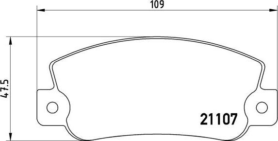 Brembo P 23 032 - Kit de plaquettes de frein, frein à disque cwaw.fr