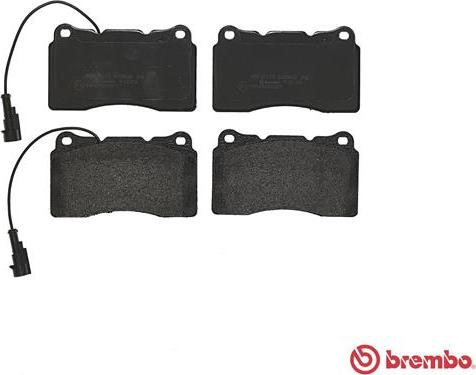 Brembo P 23 078 - Kit de plaquettes de frein, frein à disque cwaw.fr