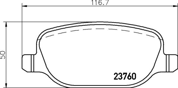 Brembo P 23 199 - Kit de plaquettes de frein, frein à disque cwaw.fr