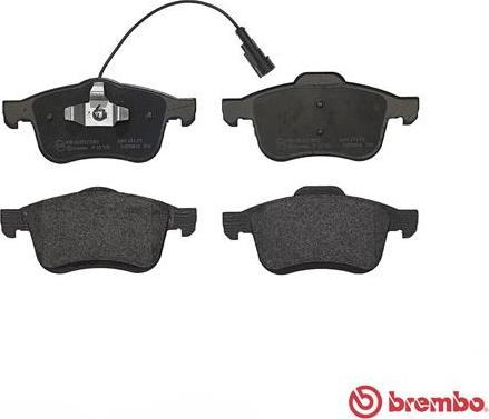 Brembo P 23 130 - Kit de plaquettes de frein, frein à disque cwaw.fr