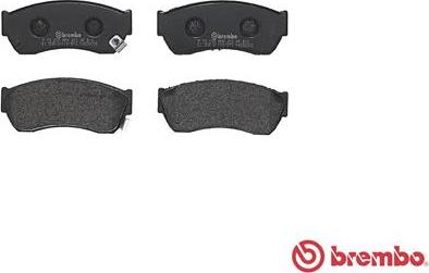 Brembo P 79 005 - Kit de plaquettes de frein, frein à disque cwaw.fr