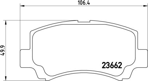 Brembo P 79 011 - Kit de plaquettes de frein, frein à disque cwaw.fr