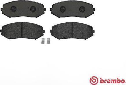 Brembo P 79 018 - Kit de plaquettes de frein, frein à disque cwaw.fr