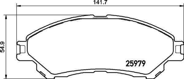 Brembo P 79 032 - Kit de plaquettes de frein, frein à disque cwaw.fr