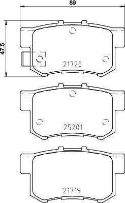 Brembo P 79 027 - Kit de plaquettes de frein, frein à disque cwaw.fr