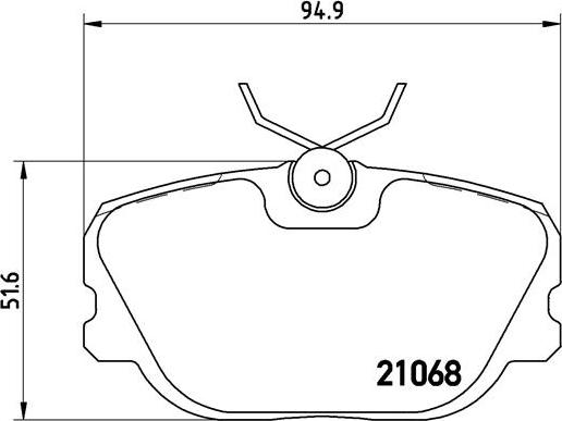 Brembo P 71 004 - Kit de plaquettes de frein, frein à disque cwaw.fr