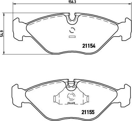 Brembo P 71 005 - Kit de plaquettes de frein, frein à disque cwaw.fr