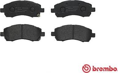 Brembo P 78 009 - Kit de plaquettes de frein, frein à disque cwaw.fr