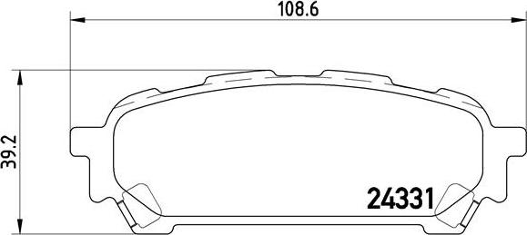 Brembo P 78 014 - Kit de plaquettes de frein, frein à disque cwaw.fr