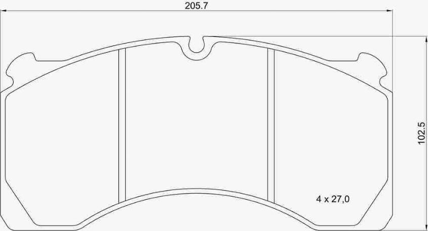 Brembo P A9 001 - Kit de plaquettes de frein, frein à disque cwaw.fr