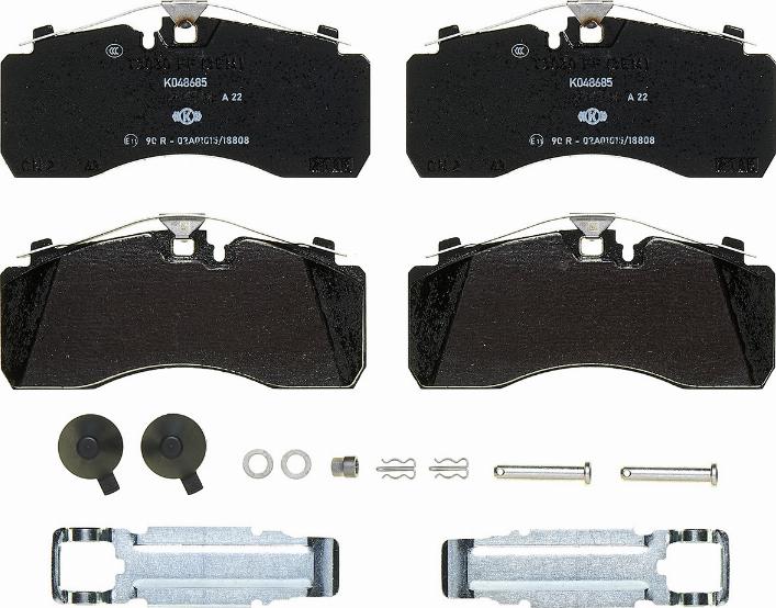 Brembo P A6 428S - Kit de plaquettes de frein, frein à disque cwaw.fr