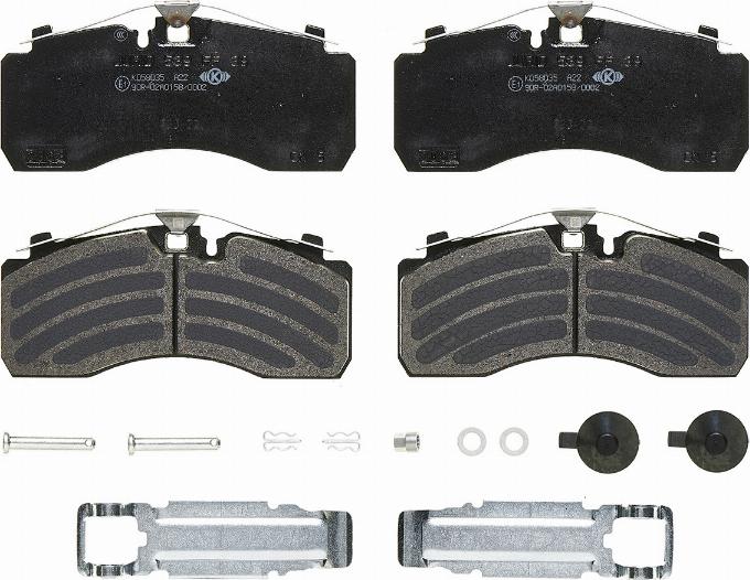 Brembo P A6 528S - Kit de plaquettes de frein, frein à disque cwaw.fr