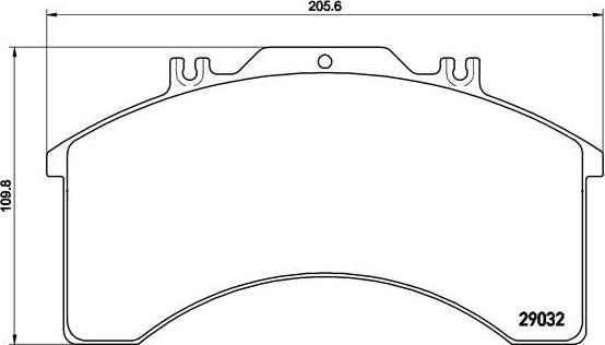 Brembo P A6 015 - Kit de plaquettes de frein, frein à disque cwaw.fr