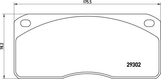 Brembo P A6 011 - Kit de plaquettes de frein, frein à disque cwaw.fr