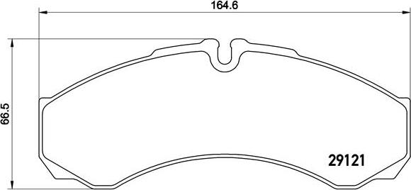 Brembo P A6 021 - Kit de plaquettes de frein, frein à disque cwaw.fr