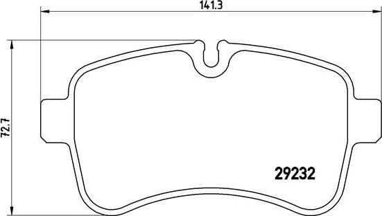 Brembo P A6 027 - Kit de plaquettes de frein, frein à disque cwaw.fr