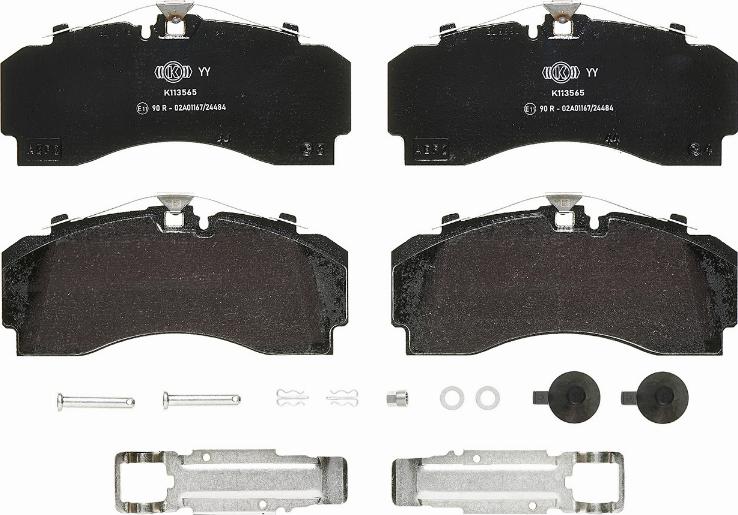 Brembo P A3 101S - Kit de plaquettes de frein, frein à disque cwaw.fr