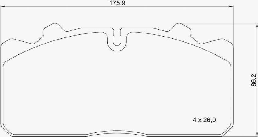 Brembo P A7 001 - Kit de plaquettes de frein, frein à disque cwaw.fr