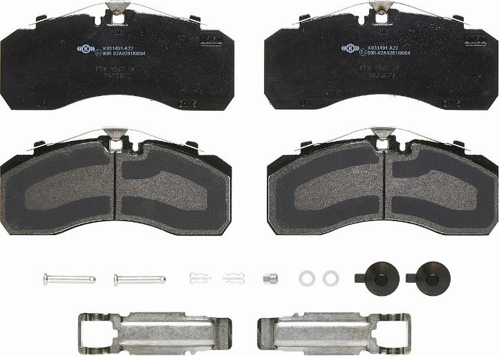 Brembo P B4 901S - Kit de plaquettes de frein, frein à disque cwaw.fr