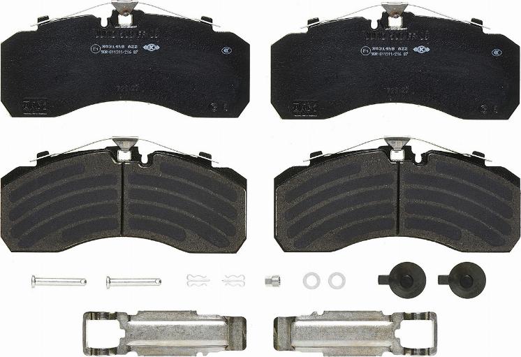 Brembo P B4 401S - Kit de plaquettes de frein, frein à disque cwaw.fr