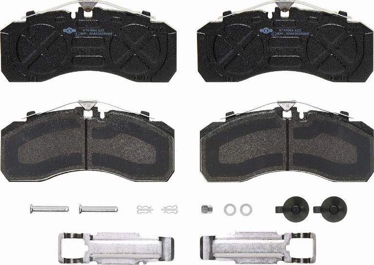 Brembo P B4 501S - Kit de plaquettes de frein, frein à disque cwaw.fr