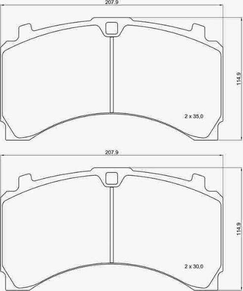 Brembo P B4 004 - Kit de plaquettes de frein, frein à disque cwaw.fr