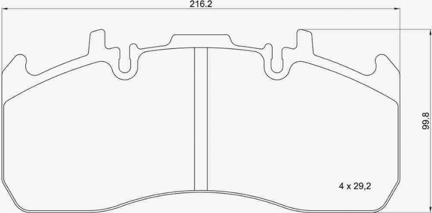 Brembo P B7 004 - Kit de plaquettes de frein, frein à disque cwaw.fr