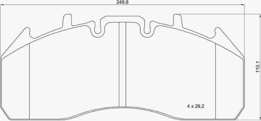 Brembo P B7 003 - Kit de plaquettes de frein, frein à disque cwaw.fr