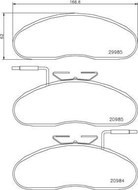 Brembo P B7 002 - Kit de plaquettes de frein, frein à disque cwaw.fr