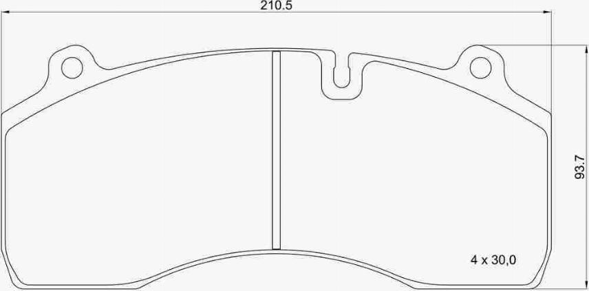 Brembo P C7 004 - Kit de plaquettes de frein, frein à disque cwaw.fr