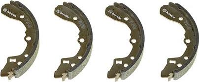 Brembo S 49 502 - Jeu de mâchoires de frein cwaw.fr