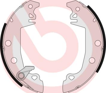 Brembo S 61 511 - Jeu de mâchoires de frein cwaw.fr