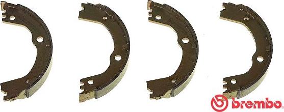 Brembo S 30 543 - Jeu de mâchoires de frein, frein de stationnement cwaw.fr