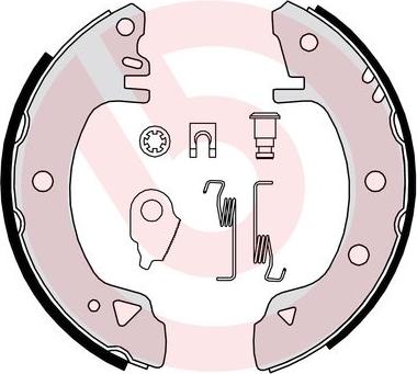 Brembo S 24 508 - Jeu de mâchoires de frein cwaw.fr