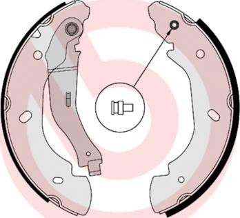 Brembo S 24 538 - Jeu de mâchoires de frein cwaw.fr