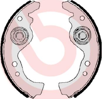 Brembo S 23 542 - Jeu de mâchoires de frein cwaw.fr