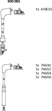 Bremi 600/395 - Kit de câbles d'allumage cwaw.fr