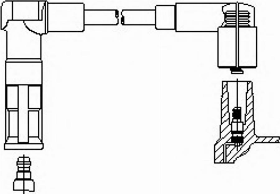 Bremi 186/55 - Kit de câbles d'allumage cwaw.fr